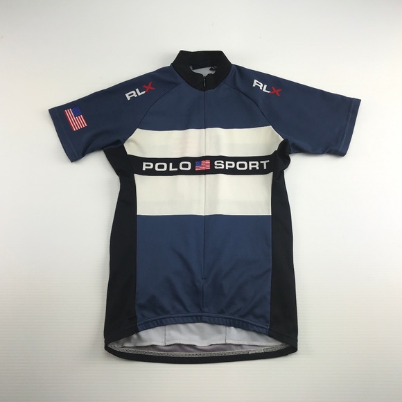 Polo Sport Ralph Lauren 3/4 Zip  Cycling Jersey S - Picture 1 of 7